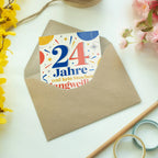 Lustige Geburtstagskarte zum 24. Geburtstag mit großer Zahl 24|p:2021151|h:5cf57a9f688c183832cf6908cdff00a9