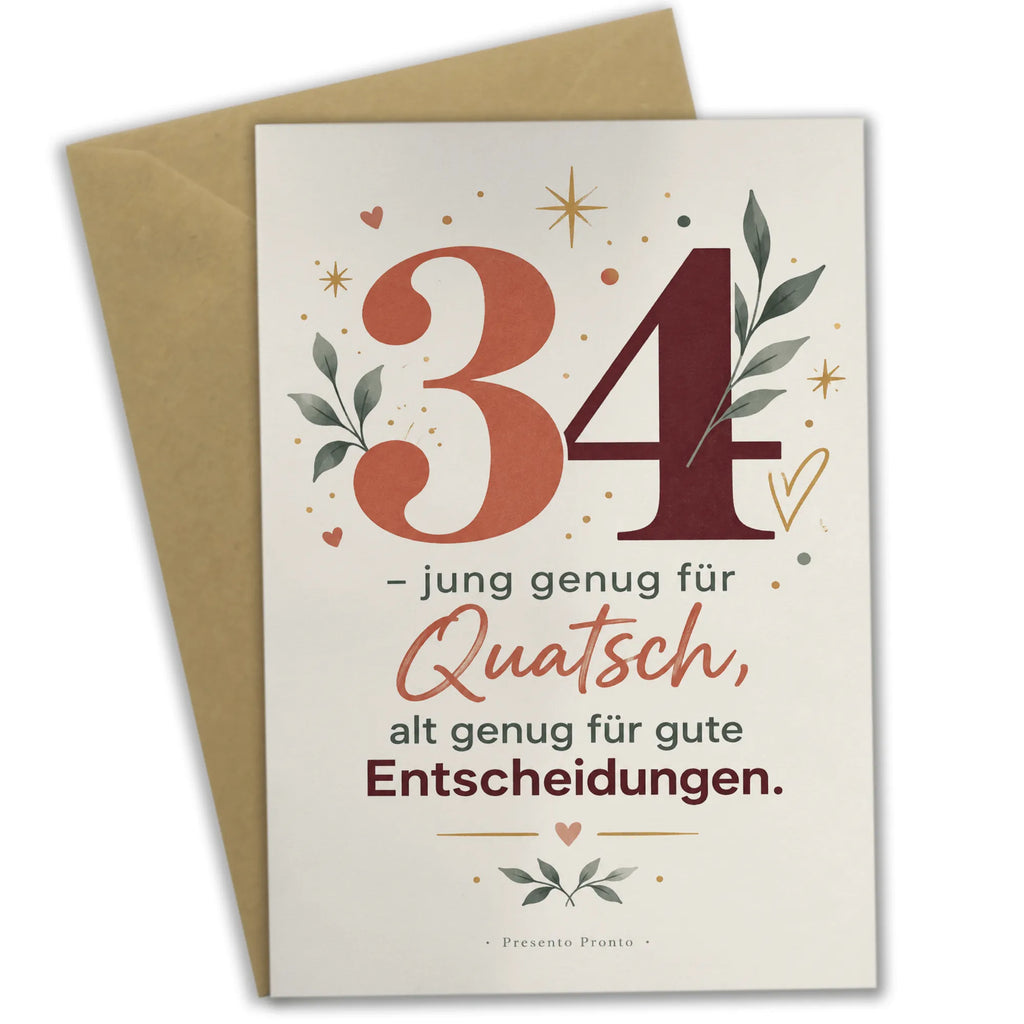 Lustige Geburtstagskarte zum 34. Geburtstag mit Zahl 34|p:2021166|h:4b8b38842678d95389aa1b14ee853f6a