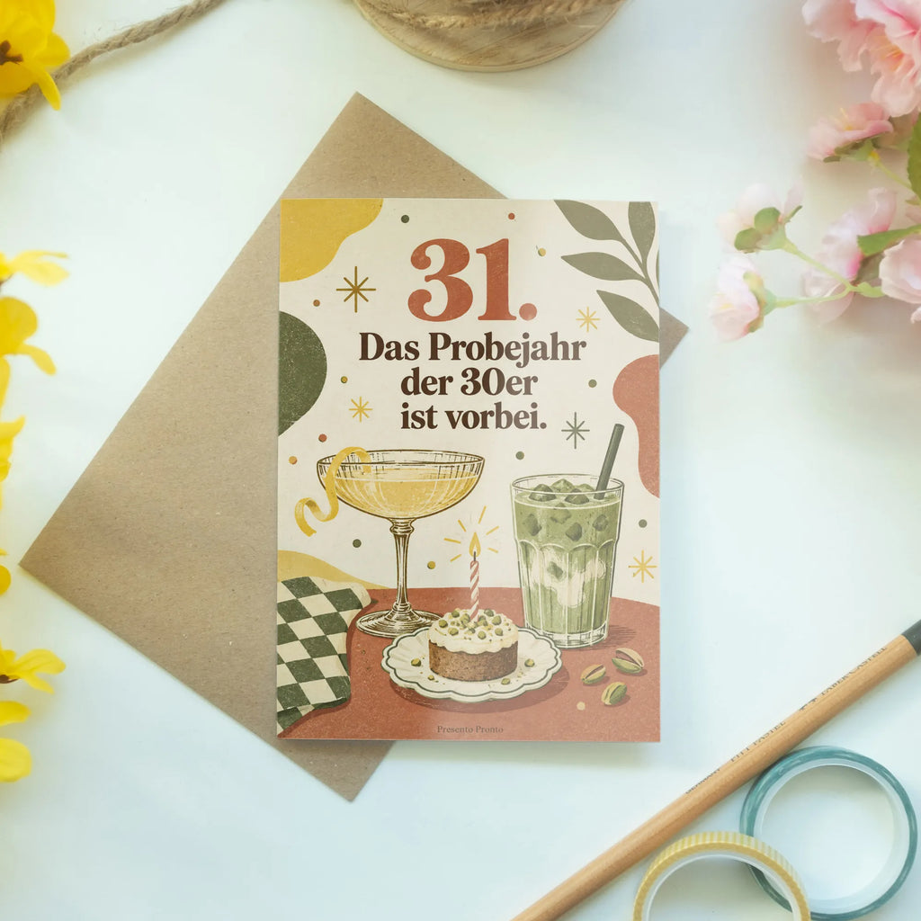 Lustige Geburtstagskarte zum 31. Geburtstag mit Cocktailglas|p:2021167|h:6e2a56cc4886d7696f3b479bcd75c446