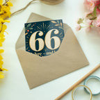 Elegante Geburtstagskarte zum 66. Geburtstag mit goldener 66|p:2021184|h:a20a9bae0cc4470bbf8791f9ab8914ec