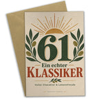 Elegante Geburtstagskarte zum 61. Geburtstag mit großer Zahl 61|p:2021186|h:35e48ca8be1be52848df7b5d36551a89