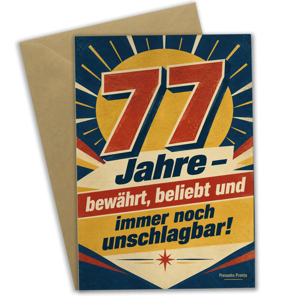 Lustige Karte zum 77. Geburtstag mit großer Zahl 77|p:2021207|h:b18546cd8f82933d5506bbc9f2afb753