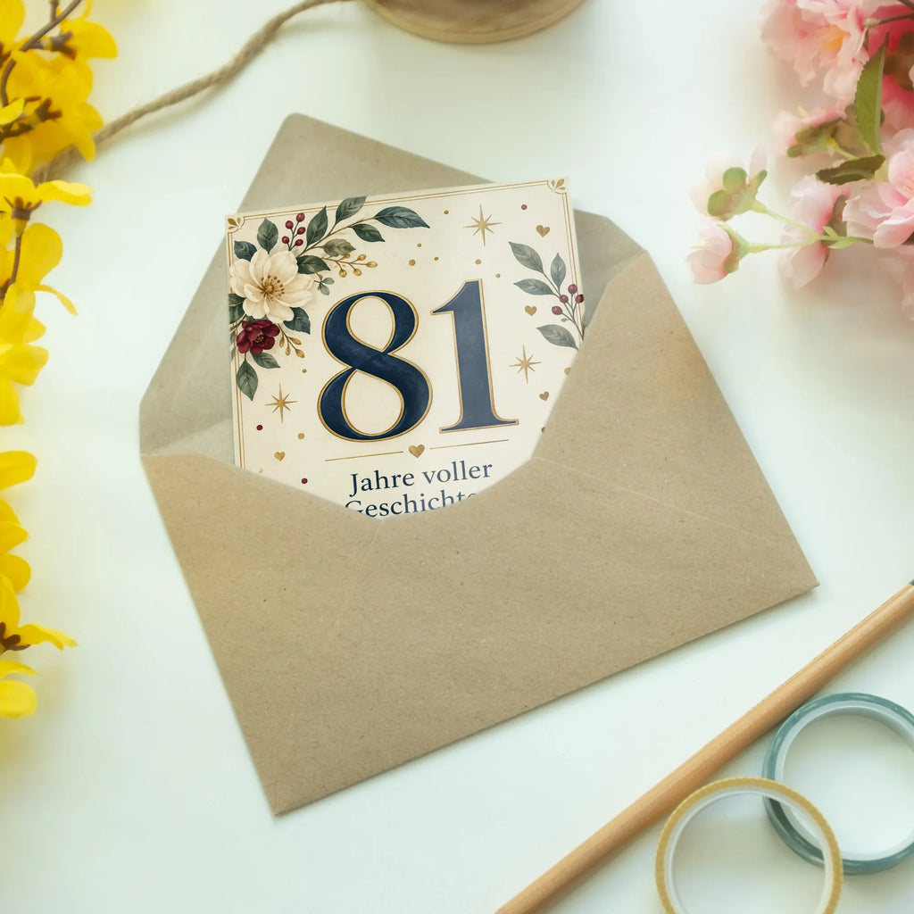 Elegante Geburtstagskarte zum 81. Geburtstag mit großer Zahl 81|p:2021210|h:0ef501dd68206dde34008f89deae8104