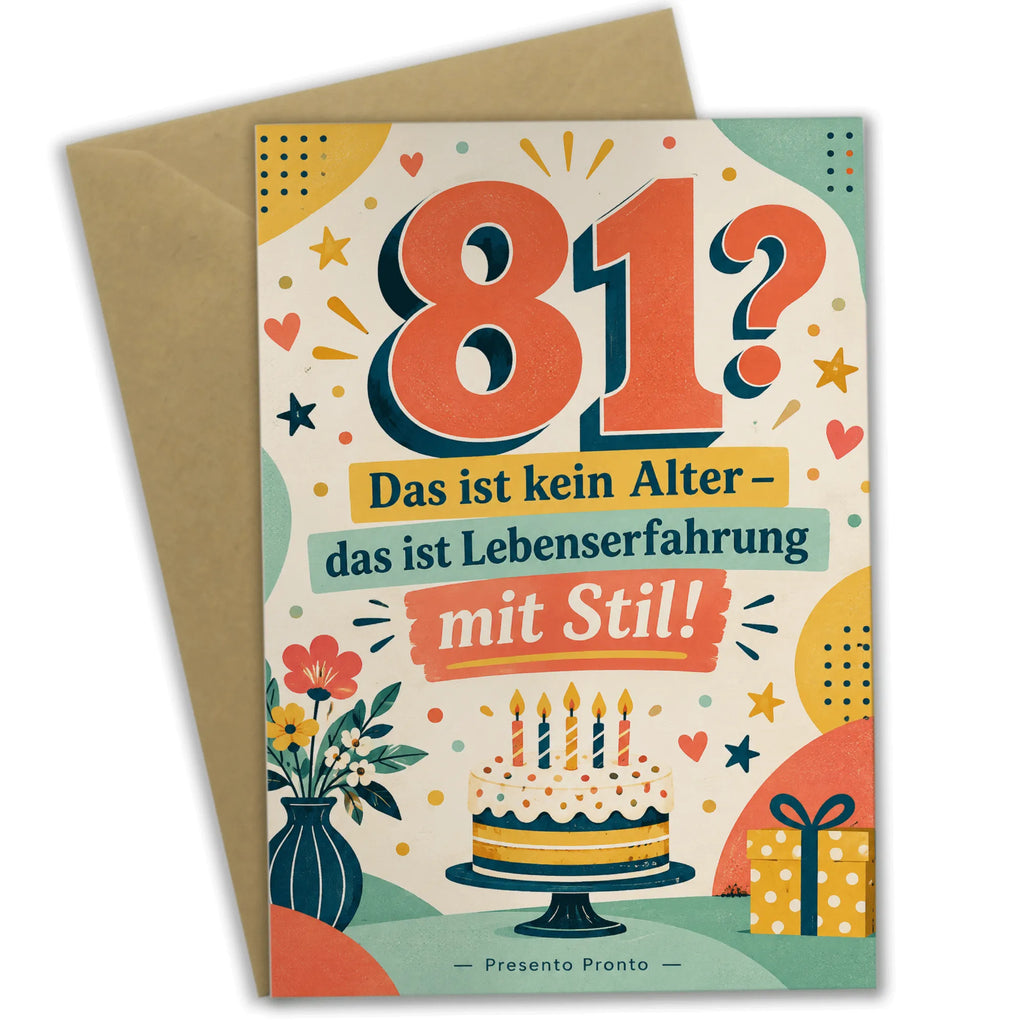 Lustige Geburtstagskarte zum 81. Geburtstag mit großer Zahl 81|p:2021211|h:09dac398a55eecf8c3f173809235c936