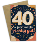 Festliche Geburtstagskarte zum 40. Geburtstag mit Zahl 40|p:2021247|h:fcdec9454338222839e61e3947515dec