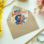 Wilde Geburtstagskarte zum 8. Geburtstag mit Bär|p:2021249|h:f0d1a33319f06f07b9c3eb688a488cea