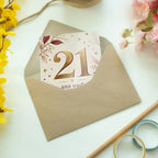 Elegante Geburtstagskarte zum 21. Geburtstag mit goldener 21|p:2021252|h:96a1e4ef738bed06725a136c827ba44d