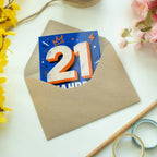 Coole Geburtstagskarte zum 21. Geburtstag mit großer Zahl 21|p:2021253|h:32085a83d9bfef4462fa8f849961f5f0