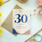 Elegante Geburtstagskarte zum 30. Geburtstag mit Zahl 30|p:2021258|h:404db13cc06c400186eb4126008974e7