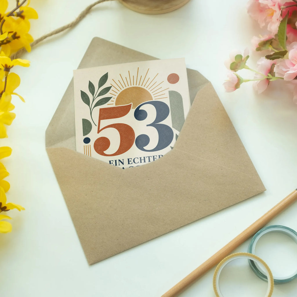 Coole Geburtstagskarte zum 53. Geburtstag mit großer Zahl 53|p:2021259|h:c98c5d51d73235ed1a92206ced65af1e