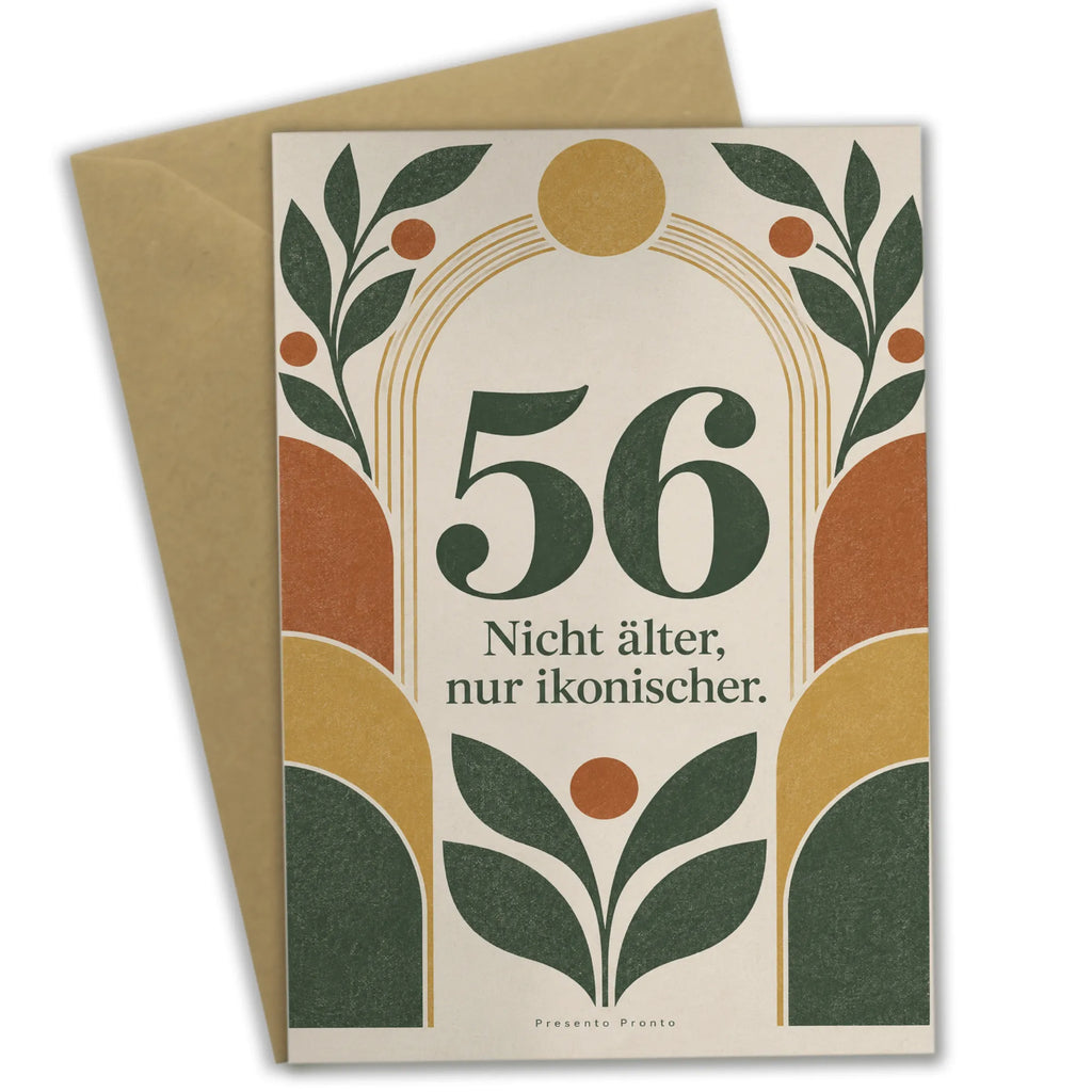 Lustige Geburtstagskarte zum 56. Geburtstag mit Zahl 56|p:2021265|h:f715e944df2ad2d866bb655468ba10b4