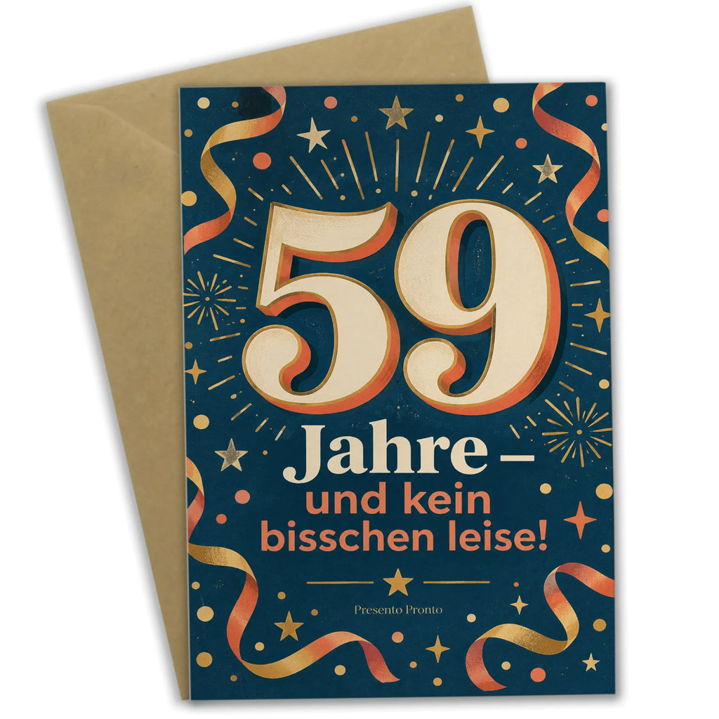 Lustige Geburtstagskarte zum 59. Geburtstag mit goldener Zahl 59|p:2021266|h:493240ef137220dfbbbb4d93bb8acd9e