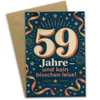 Lustige Geburtstagskarte zum 59. Geburtstag mit goldener Zahl 59|p:2021266|h:493240ef137220dfbbbb4d93bb8acd9e
