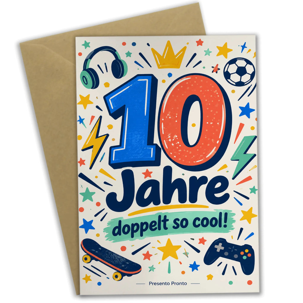 Coole Geburtstagskarte zum 10. Geburtstag mit großer Zahl 10|p:2021278|h:31cd815a2b1f64293394c5f8590e15a5