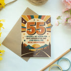 Lustige Geburtstagskarte zum 55. Geburtstag mit Retro Zahl 55|p:2021286|h:c7a1c541c626cf5fa59028c606032e02