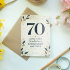 Elegante Geburtstagskarte zum 70. Geburtstag goldene 70|p:2021293|h:e8215ecbb366e1877e18f4004a163da5