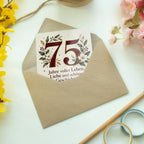Elegante Geburtstagskarte zum 75. Geburtstag mit Zahl 75|p:2021295|h:e1df898acd5627cb3ce48e2270dbd244
