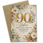 Elegante Geburtstagskarte zum 90. Geburtstag mit goldener Zahl 90|p:2021297|h:ca3184b2a7e275c8a6554393c8d3352e