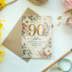 Elegante Geburtstagskarte zum 90. Geburtstag mit goldener Zahl 90|p:2021297|h:32d5e0cbed99d9a1d0f3344da3ce244a