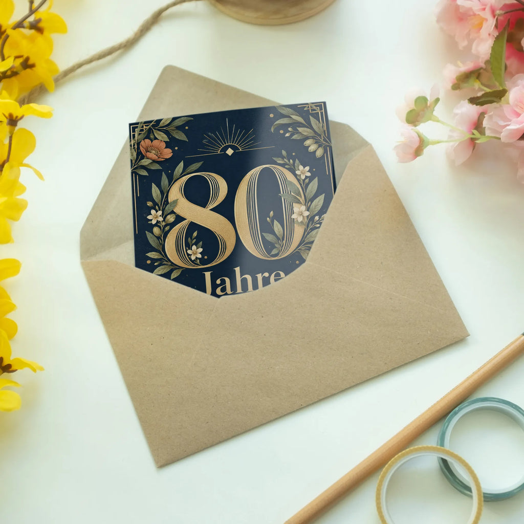 Elegante Geburtstagskarte zum 80. Geburtstag mit goldener Zahl 80|p:2021298|h:660c59c8dc777a1d200ae57652369aca