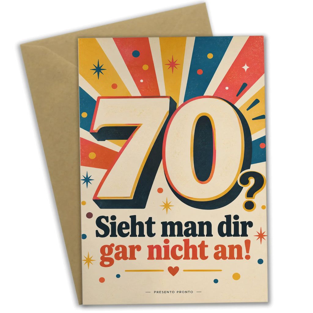 Lustige Geburtstagskarte zum 70. Geburtstag mit großer Zahl 70|p:2021300|h:b07a730b7d082aed019025d16e9e932e
