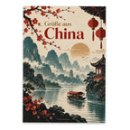 Elegante Postkarte aus China für Reisende mit Pagoden|p:2021306|h:c8b806a801bd9273d9caac155cecf4d3