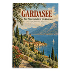 Nostalgische Postkarte vom Gardasee für Italienfans|p:2021318|h:799d9b8149e804427370c680abad6a8c