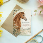 Herzliche Grußkarte mit Kastanienpferd für dich|p:2021346|h:8852a96c378c0f30cd062da4cf869949