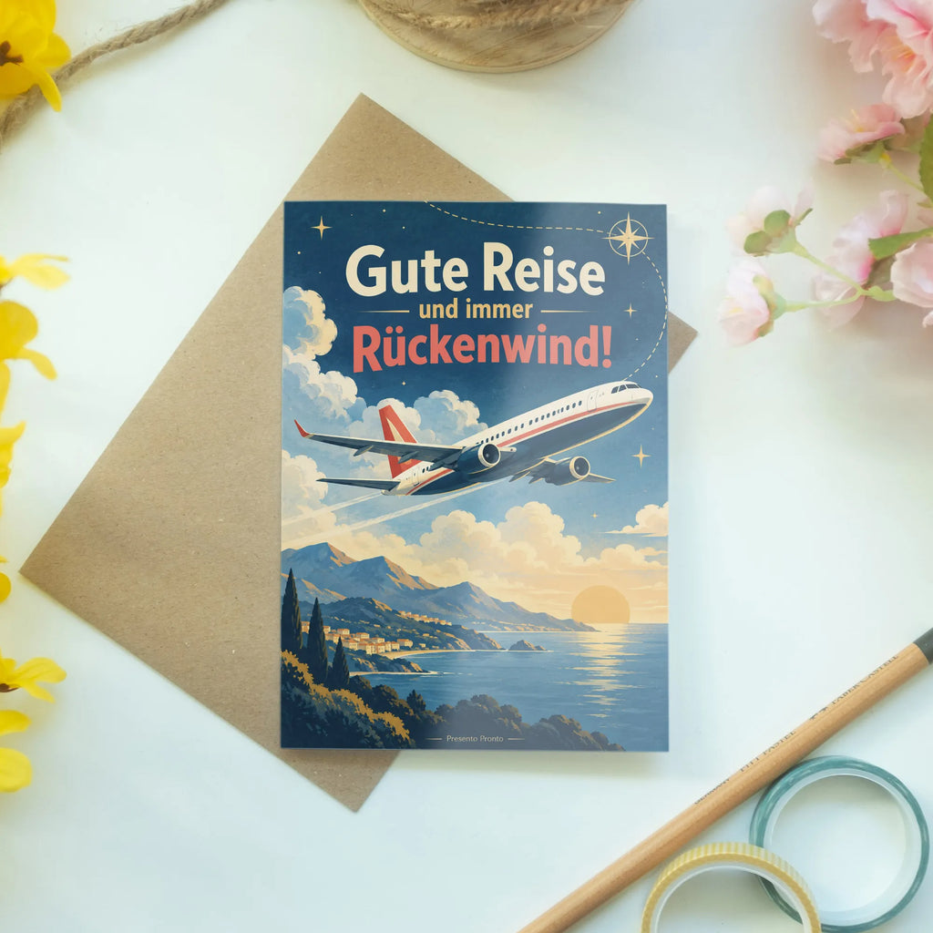 Herzliche Grußkarte zur Reise mit Passagierflugzeug|p:2021362|h:a879a2785e2be2cd2ccf8f6c717bab38