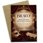 Elegante Glückwunschkarte zur Oper mit Samtvorhang|p:2021364|h:1187b1bb02b9b880c2c0941b3c85be01
