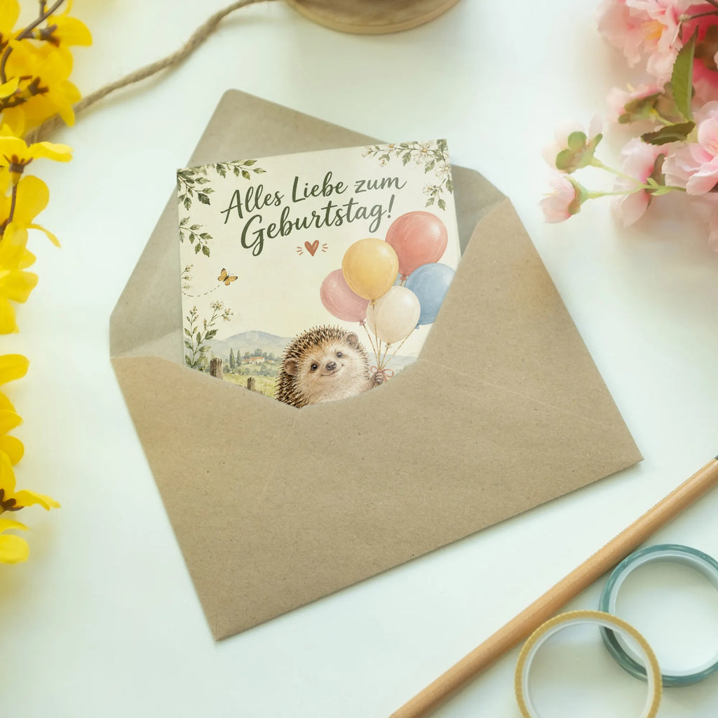 Liebevolle Geburtstagskarte mit Igel und Luftballons|p:2021407|h:fcad45b37c1f0cc1e018d419b502bc61