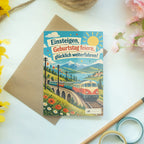 Lustige Geburtstagskarte Eisenbahn mit buntem Zug|p:2021415|h:17d6334bda536fa07c7dedb42cc2b9ad