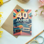 Lustige Geburtstagskarte zum 40. für Jahrgang 1986 mit Kassette|p:2021435|h:d8c30ae04dcfa1c641c639f5d4224eb1