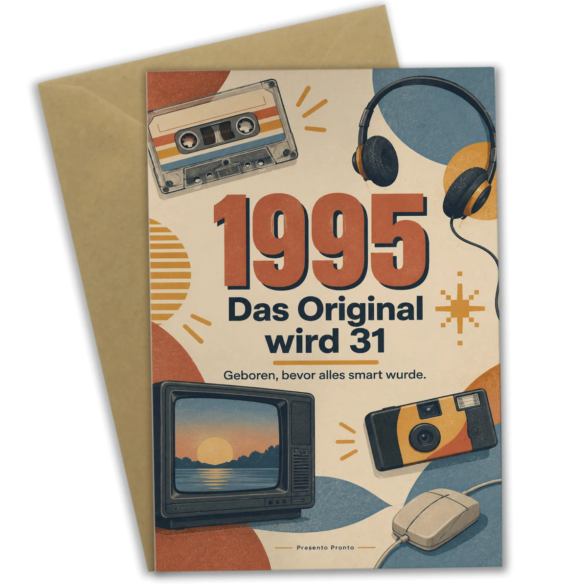Lustige Geburtstagskarte Jahrgang 1995 zum 31. Geburtstag