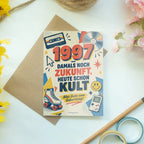 Lustige Geburtstagskarte zum 29. Geburtstag Jahrgang 1997|p:2021441|h:e9db11e8ca4a0db365284a377ade5f59