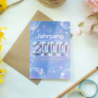 Lustige Geburtstagskarte für Jahrgang 2000 mit silberner 2000|p:2021443|h:12ffb72d6fd8fbf6c2c491140e1c9ba4