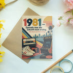 Nostalgische Geburtstagskarte für Jahrgang 1981 mit Kassette|p:2021444|h:aaf9ce5202dc3763d7166ce05a8d1b44