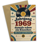 Nostalgische Geburtstagskarte für Jahrgang 1969 mit Schallplatte|p:2021450|h:6853c7deb67281c90dddd77cf3a70137