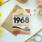 Elegante Geburtstagskarte für Jahrgang 1968 mit Zahl 1968|p:2021455|h:b41fcfe041bfa115b93a4d5377f45a11