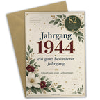 Elegante Geburtstagskarte Jahrgang 1944 mit Blumen zum 82. Geburtstag|p:2021465|h:bfd5d0d718cfa7dbba9d2cfa91ffa121
