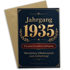Elegante Geburtstagskarte Jahrgang 1935 mit goldener Zahl|p:2021468|h:968ebaa620331a6b9309c5b8bf0b374d
