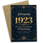 Elegante Geburtstagskarte Jahrgang 1923 mit großer Zahl|p:2021472|h:a078197051a49484a868f0bac54770c7