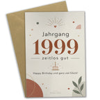 Elegante Geburtstagskarte zum 27 Geburtstag Jahrgang 1999|p:2021475|h:b5ace7338a3ebcba81a6f2e0f122bddd