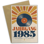 Lustige Geburtstagskarte für Jahrgang 1985 mit Schallplatte|p:2021481|h:3e2a33a0f5cd6d3e022fd47ebb5207d3