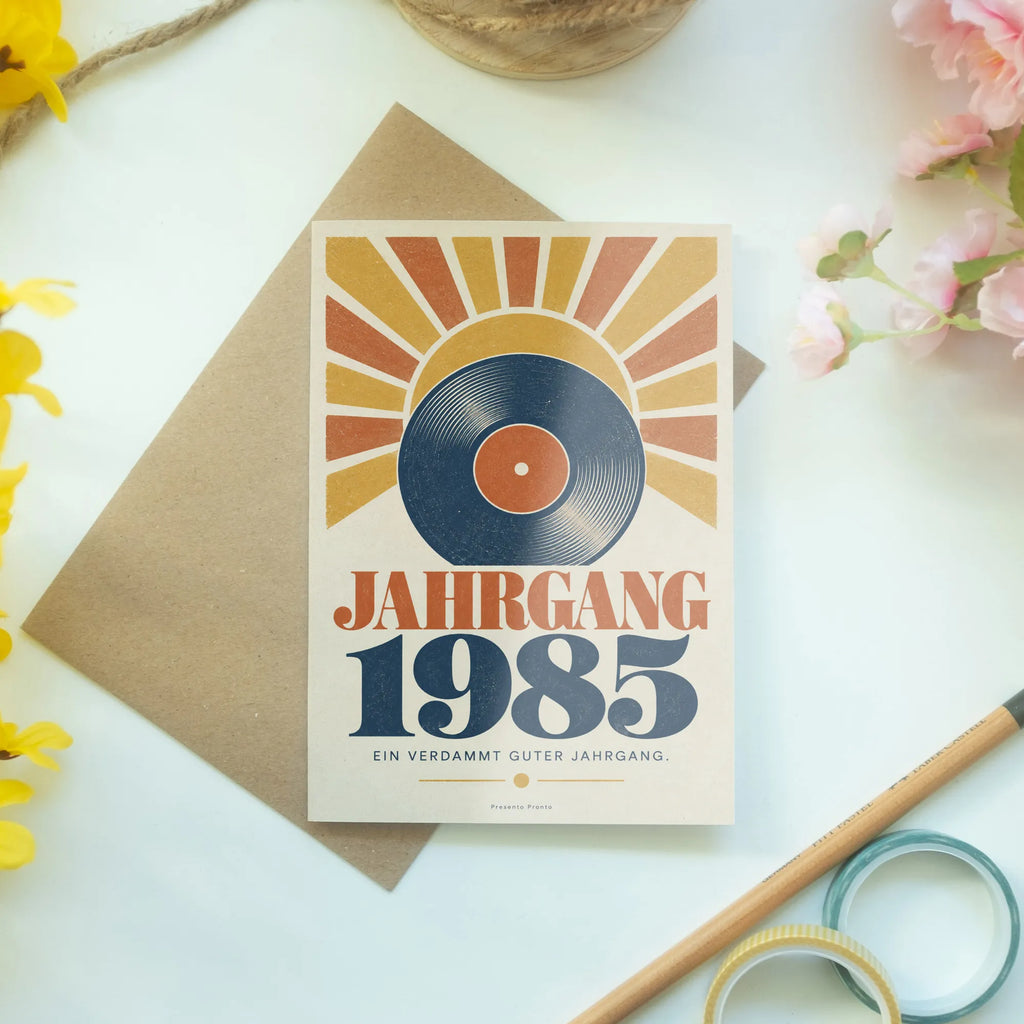 Lustige Geburtstagskarte für Jahrgang 1985 mit Schallplatte|p:2021481|h:7692231e3274e4a5277d403b9e429ac6