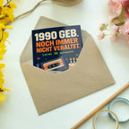 Lustige Geburtstagskarte für Jahrgang 1990 mit Controller|p:2021486|h:f00074313a02fa5fd2df478daecc5e5c