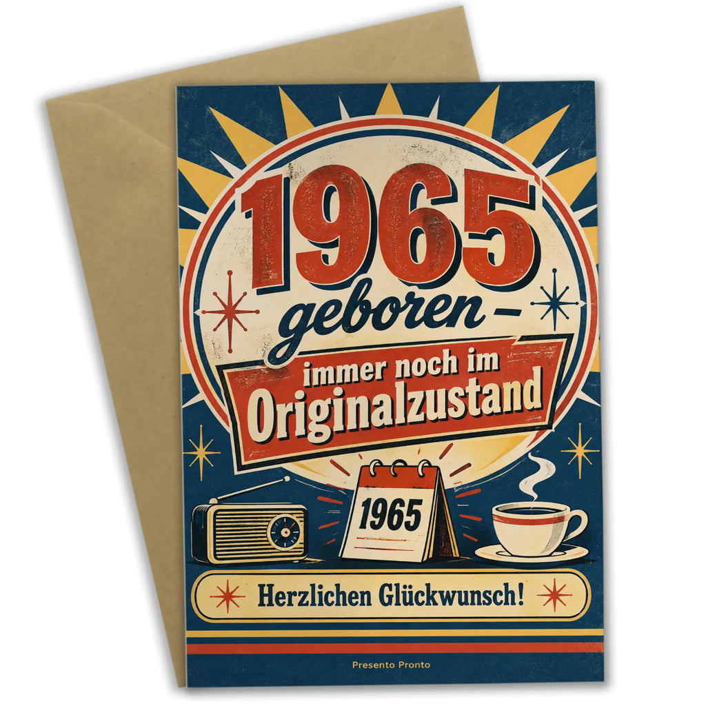 Lustige Geburtstagskarte zum Jahrgang 1965 mit Abzeichen|p:2021488|h:5661f2a808bd507fe9b4241d0338b760
