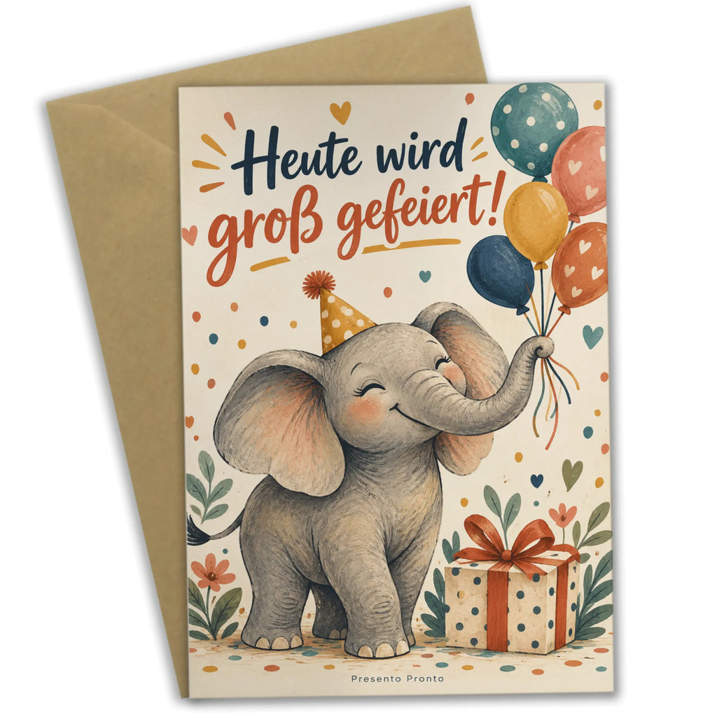 Fröhliche Geburtstagskarte mit Elefant und Luftballons|p:2021516|h:04380cfc49d345a8a655194cb258fd20