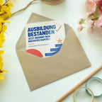 Elegante Glückwunschkarte zur bestandenen Ausbildung mit Stern|p:2021520|h:726acf7bd937fb9bcd4439b4375d3458