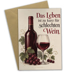 Lustige Grußkarte für Weinliebhaber mit Weinglas|p:2021523|h:02a5f23bfaed06f92e16857baa702c85